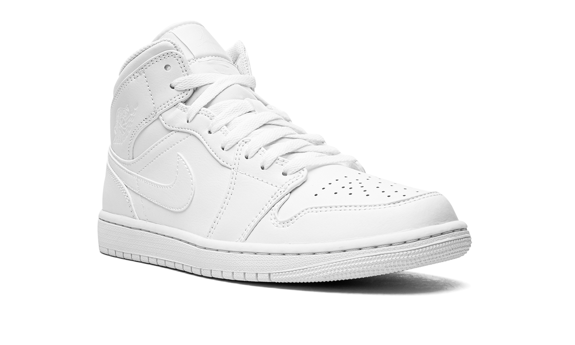 Air Jordan 1 Mid Triple White (2022)