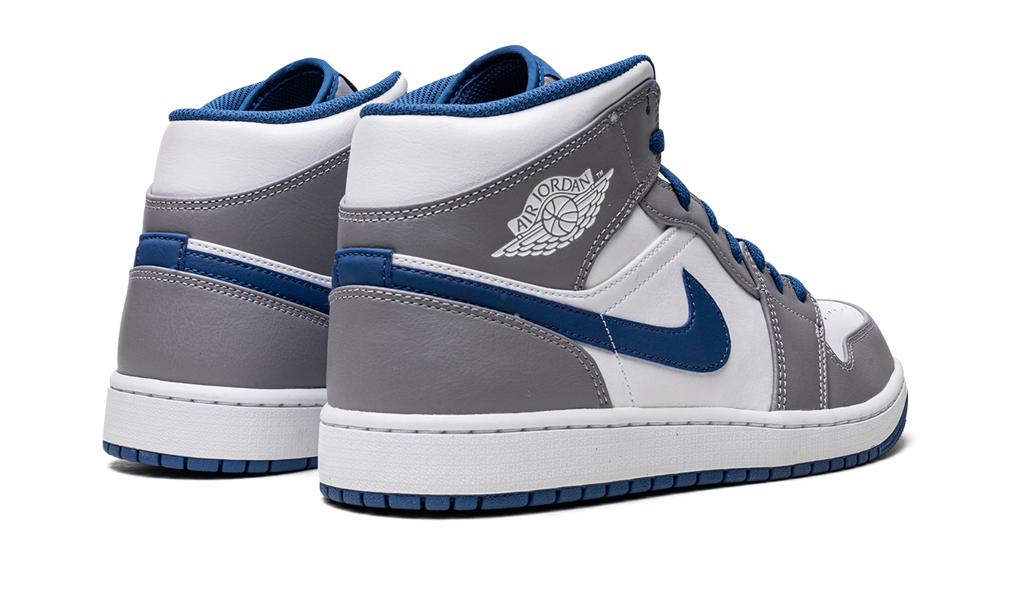 Air Jordan 1 Mid True Blue 4