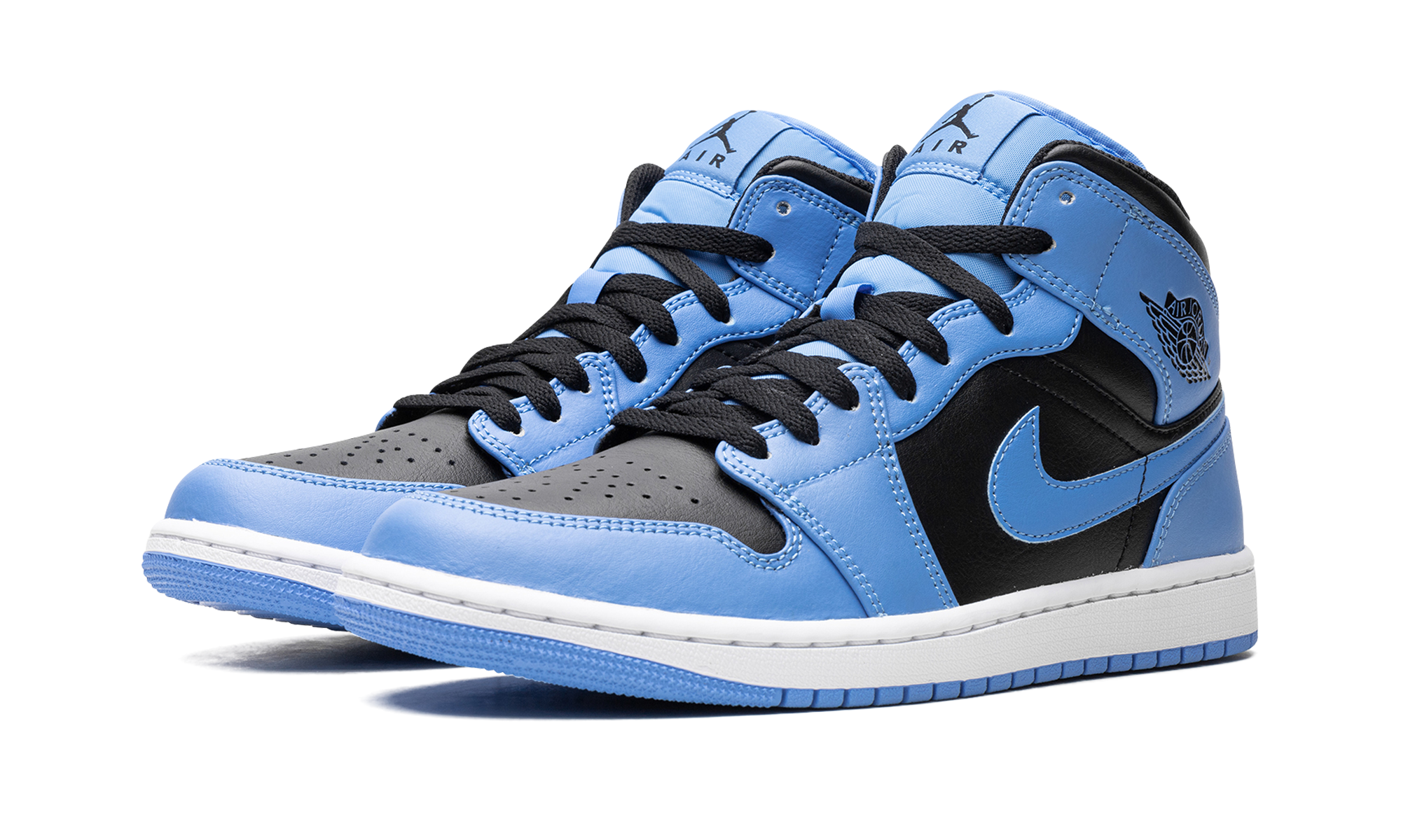 Air Jordan 1 Mid University Blue Black