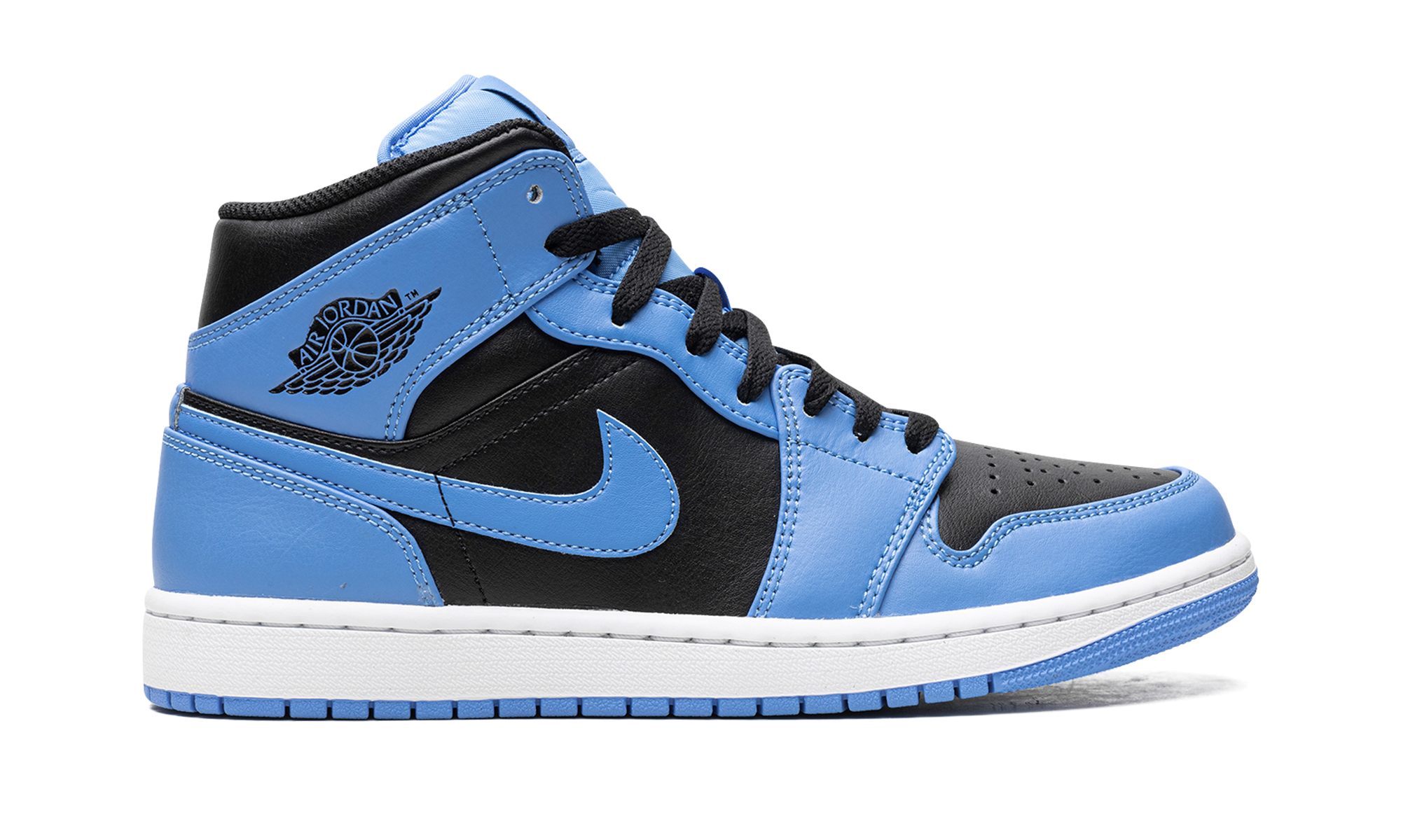 Air Jordan 1 Mid University Blue Black