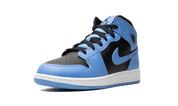 Air Jordan 1 Mid University Blue Black (GS) 5