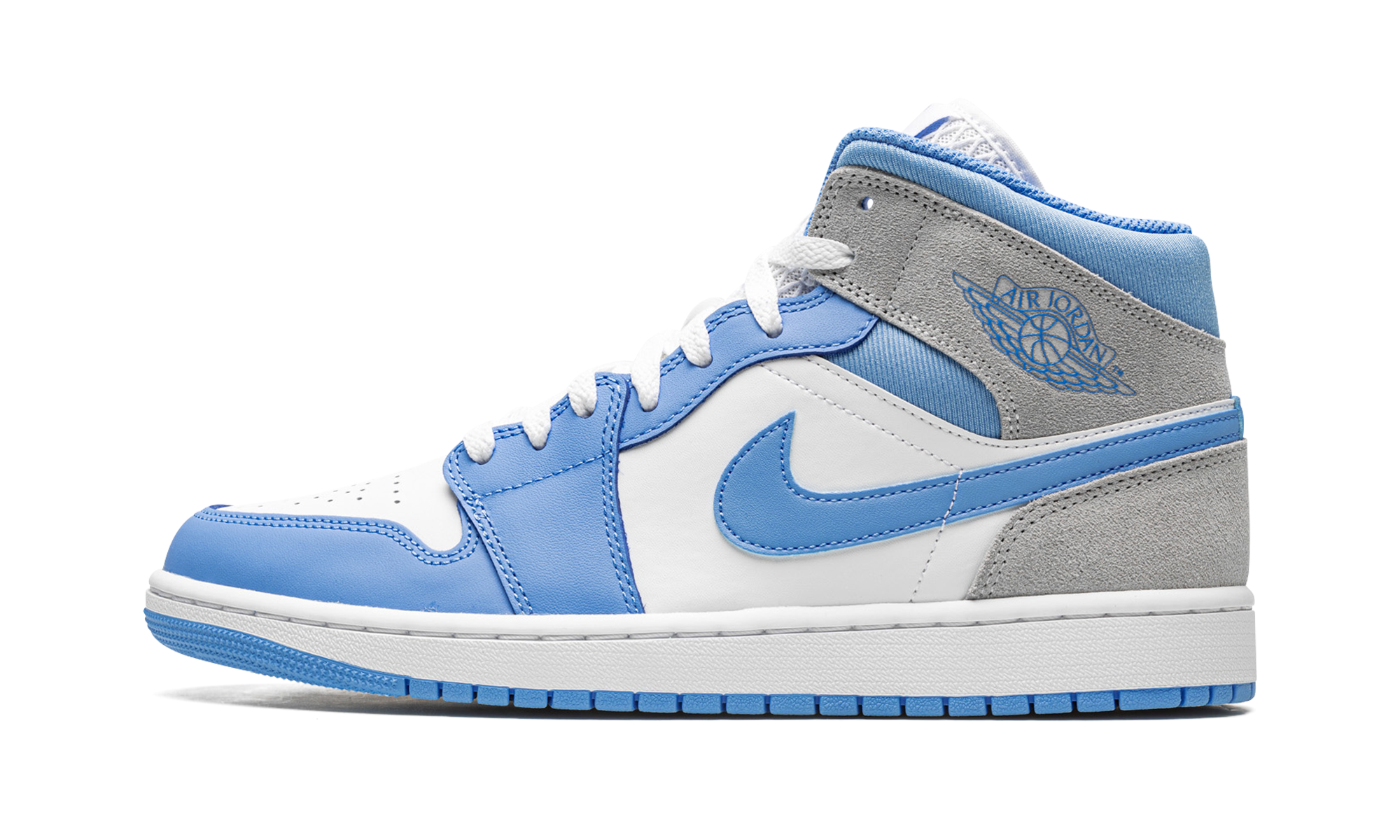 Air Jordan 1 Mid University Blue Gray