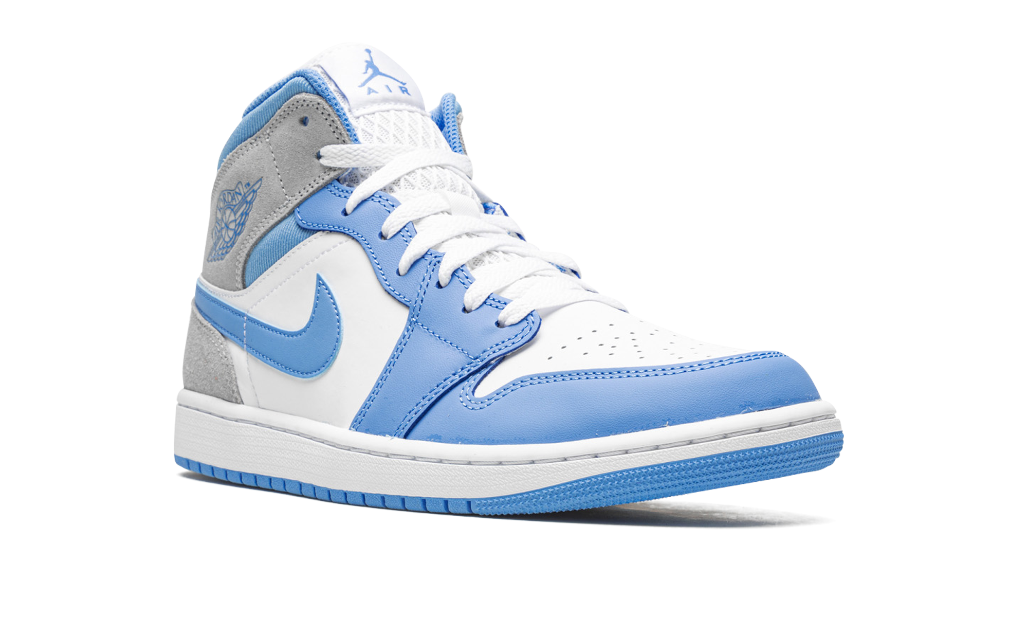 Air Jordan 1 Mid University Blue Gray