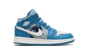 Air Jordan 1 Mid Washed Denim (GS) 7