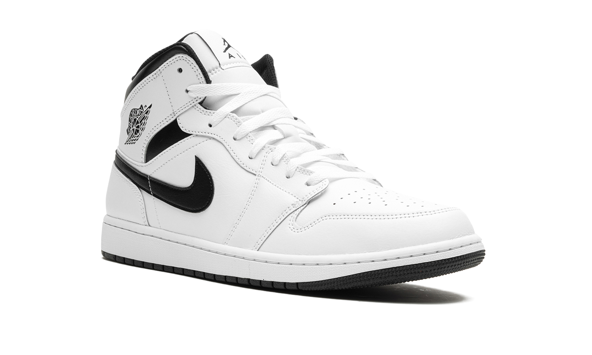 Air Jordan 1 Mid White Black