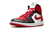 Air Jordan 1 Mid White Bred Toe