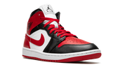 Air Jordan 1 Mid White Bred Toe