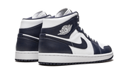 Air Jordan 1 Mid White Metallic Gold Obsidian