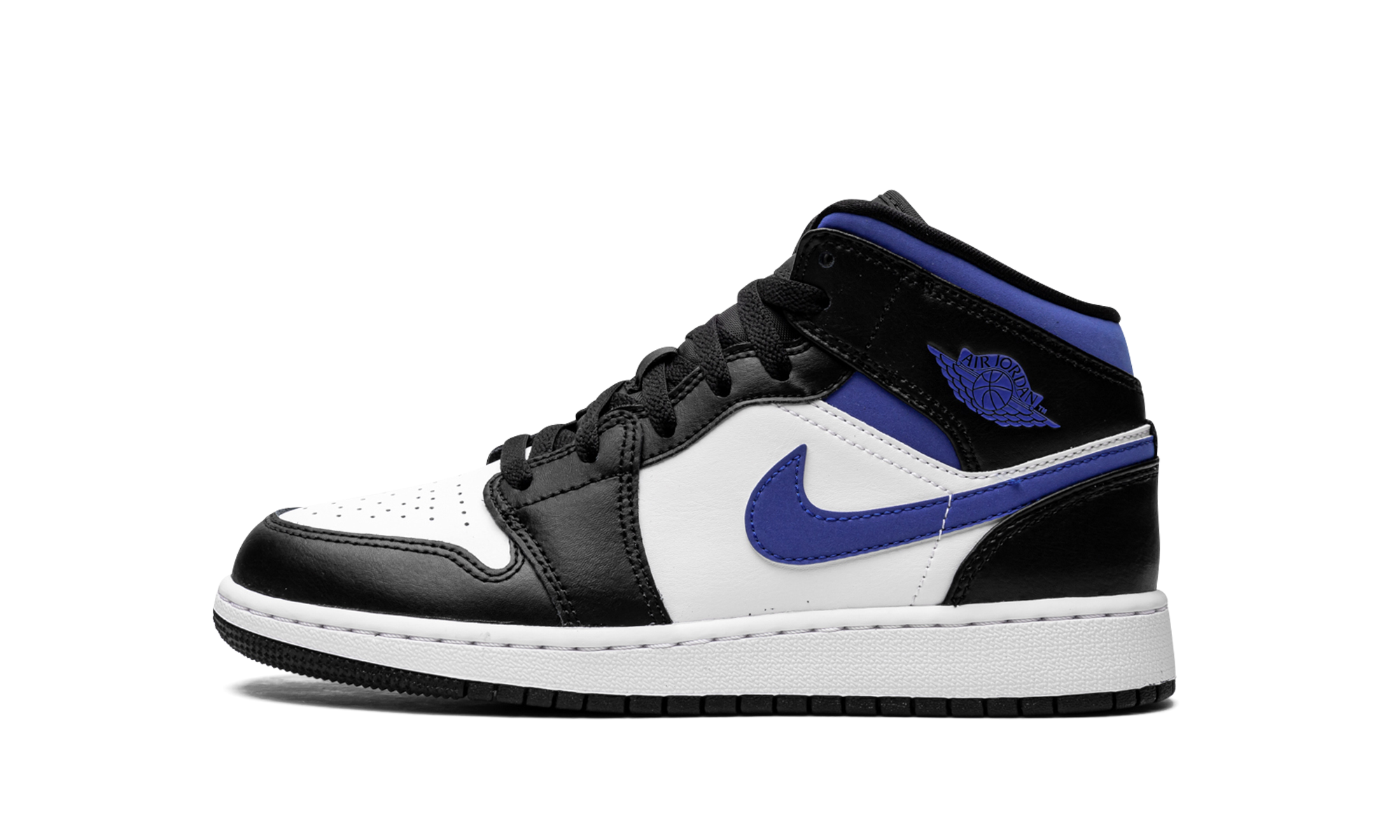 Air Jordan 1 Mid White Racer Blue (GS) 1