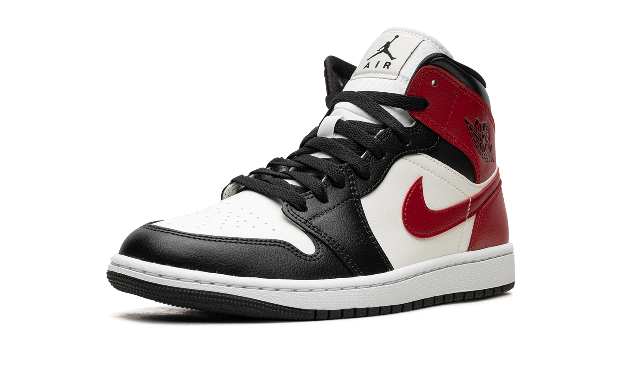 Air Jordan 1 Mid WMNS 'Black Toe'(W) 5