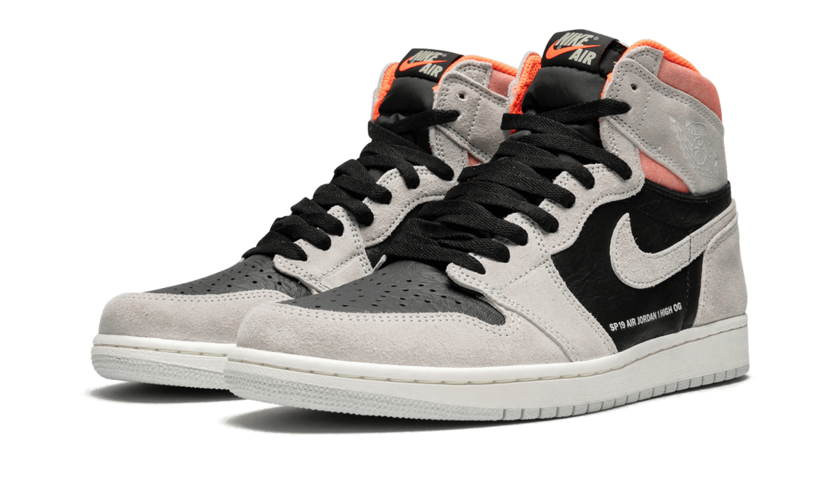 Air Jordan 1 Retro High Neutral Gray Hyper Crimson 7
