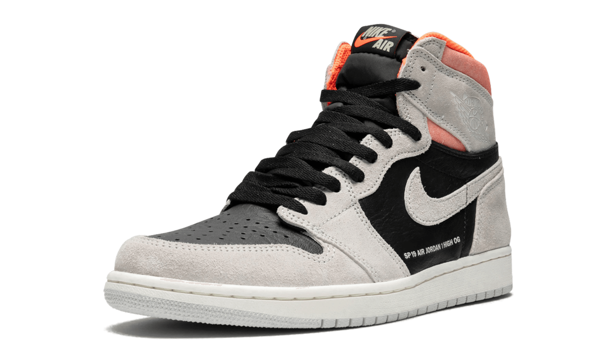 Air Jordan 1 Retro High Neutral Gray Hyper Crimson 9