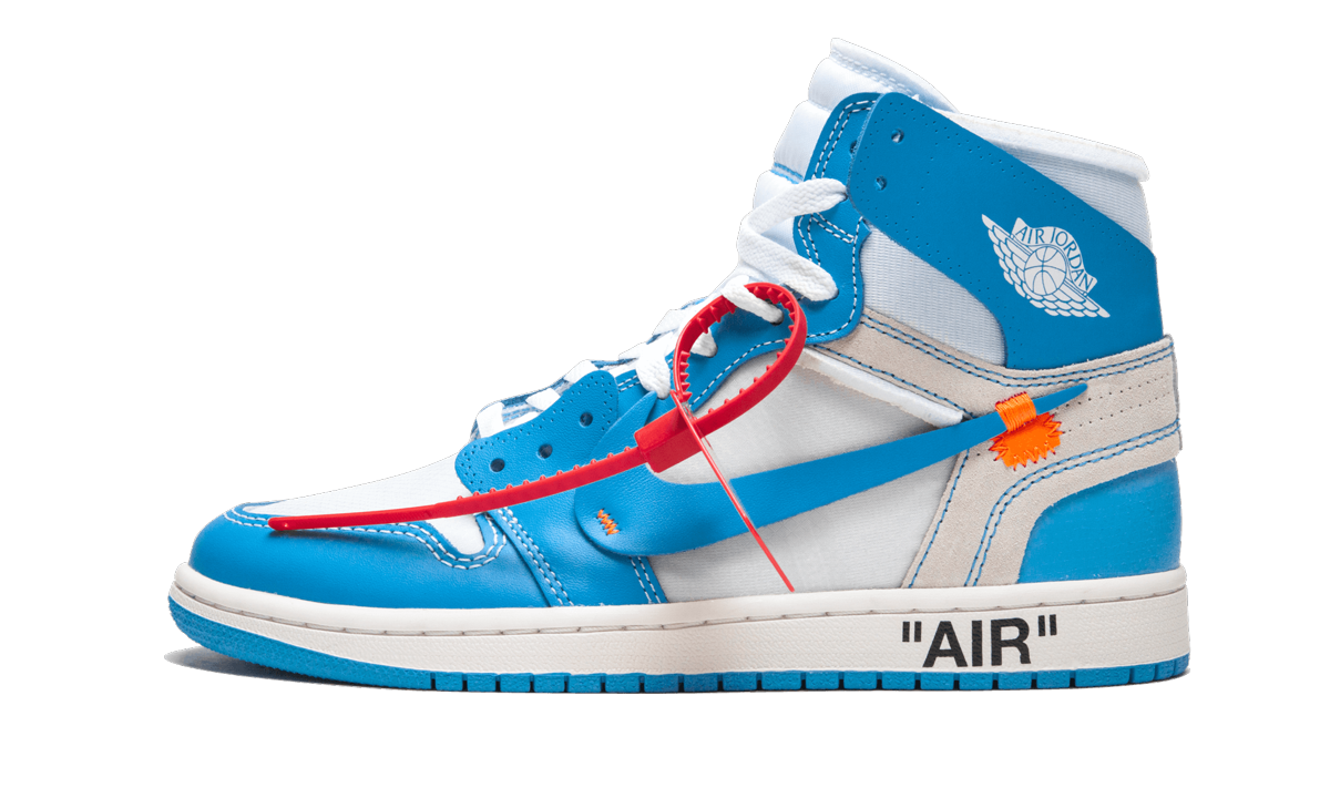Air Jordan 1 Retro High Off-White University Blue ''UNC'' 1