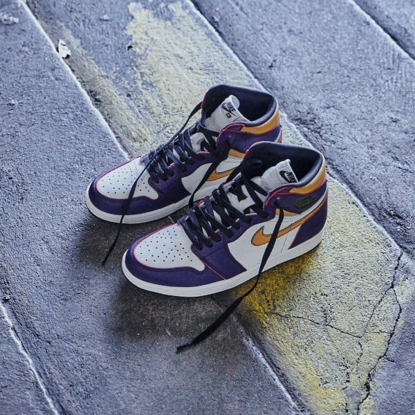 Air Jordan 1 Retro High OG Decency Nike SB Lakers 7