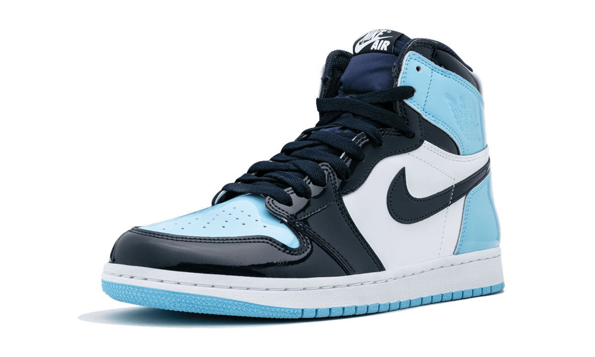 Air Jordan 1 Retro High UNC PATENT 9