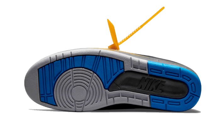 Air Jordan 2 Retro Low SP Off-White Black Blue 3