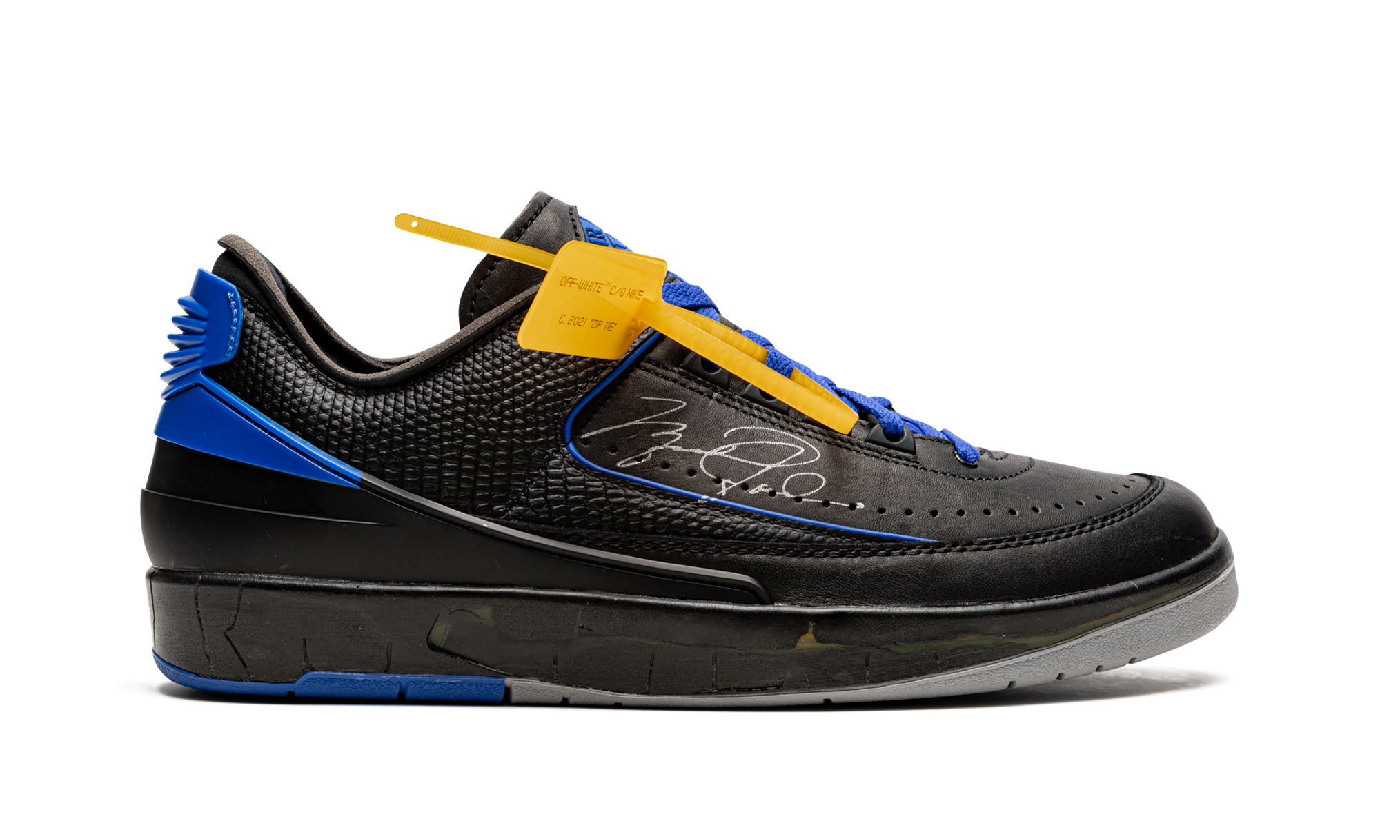 Air Jordan 2 Retro Low SP Off-White Black Blue