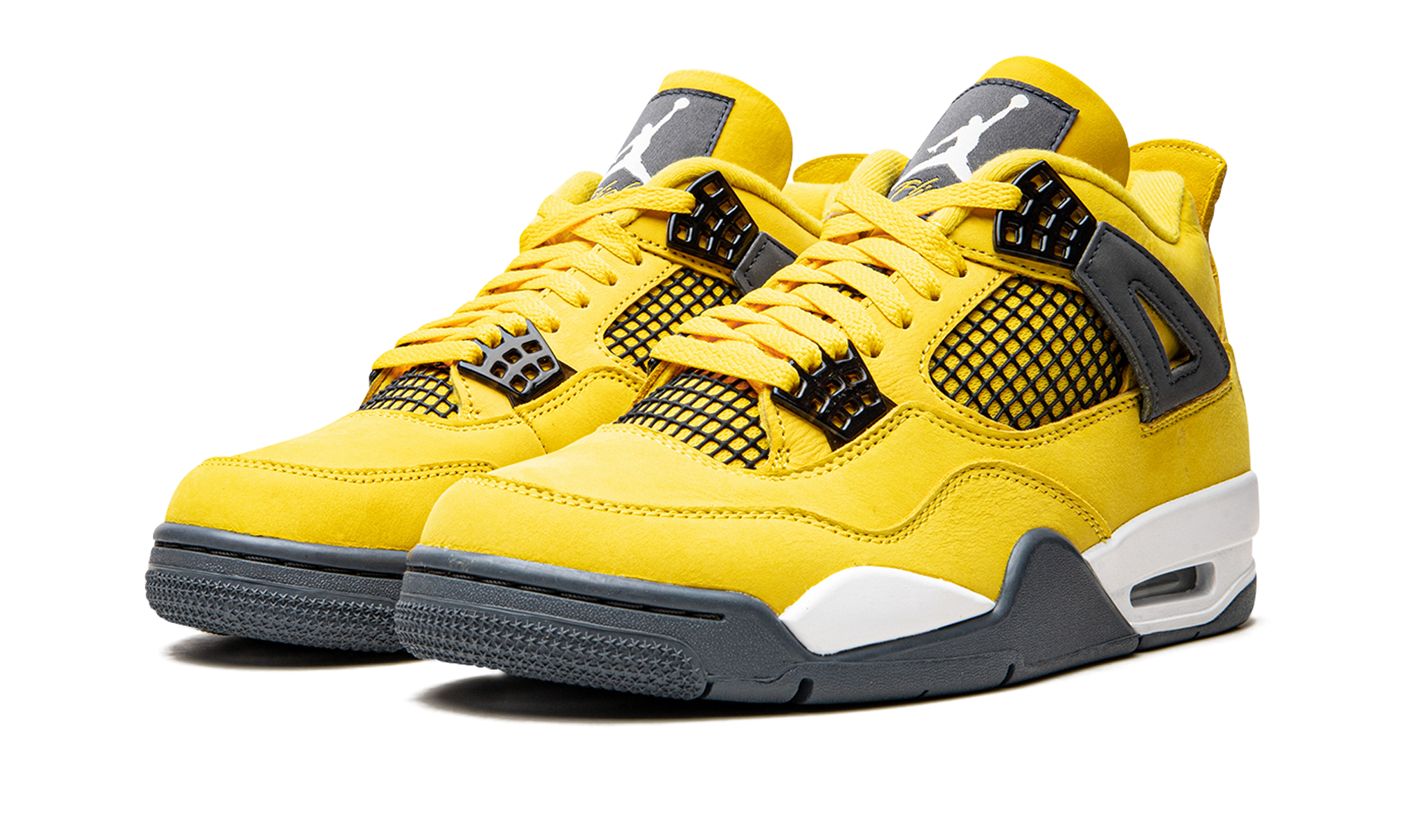 Air Jordan 4 Retro Round Yellow (Lightning)
