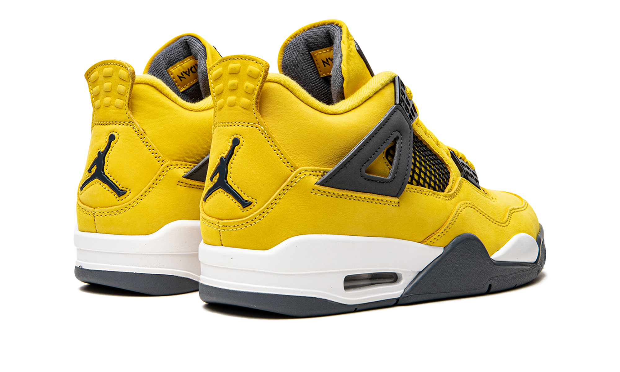 Air Jordan 4 Retro Round Yellow (Lightning)