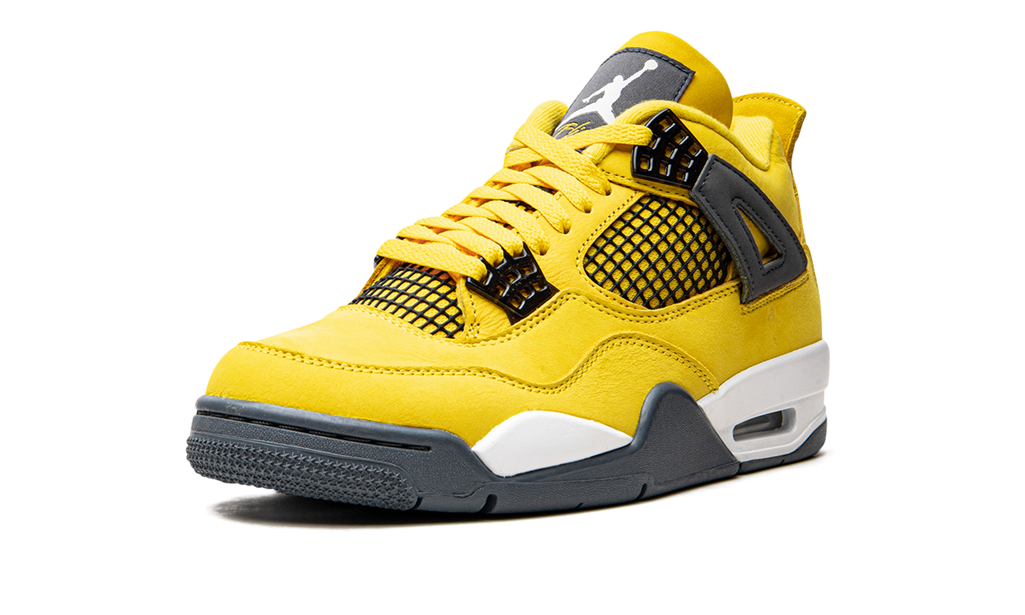 Air Jordan 4 Retro Round Yellow (Lightning)