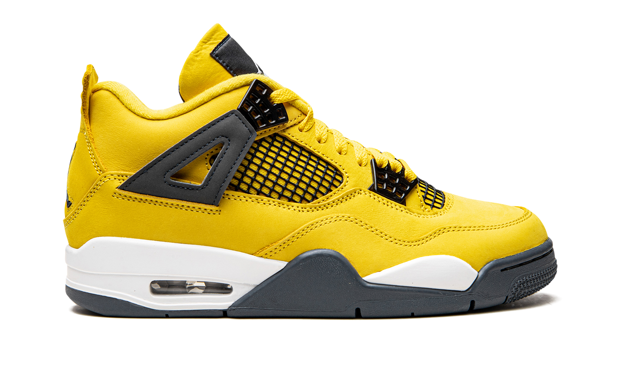 Air Jordan 4 Retro Round Yellow (Lightning)