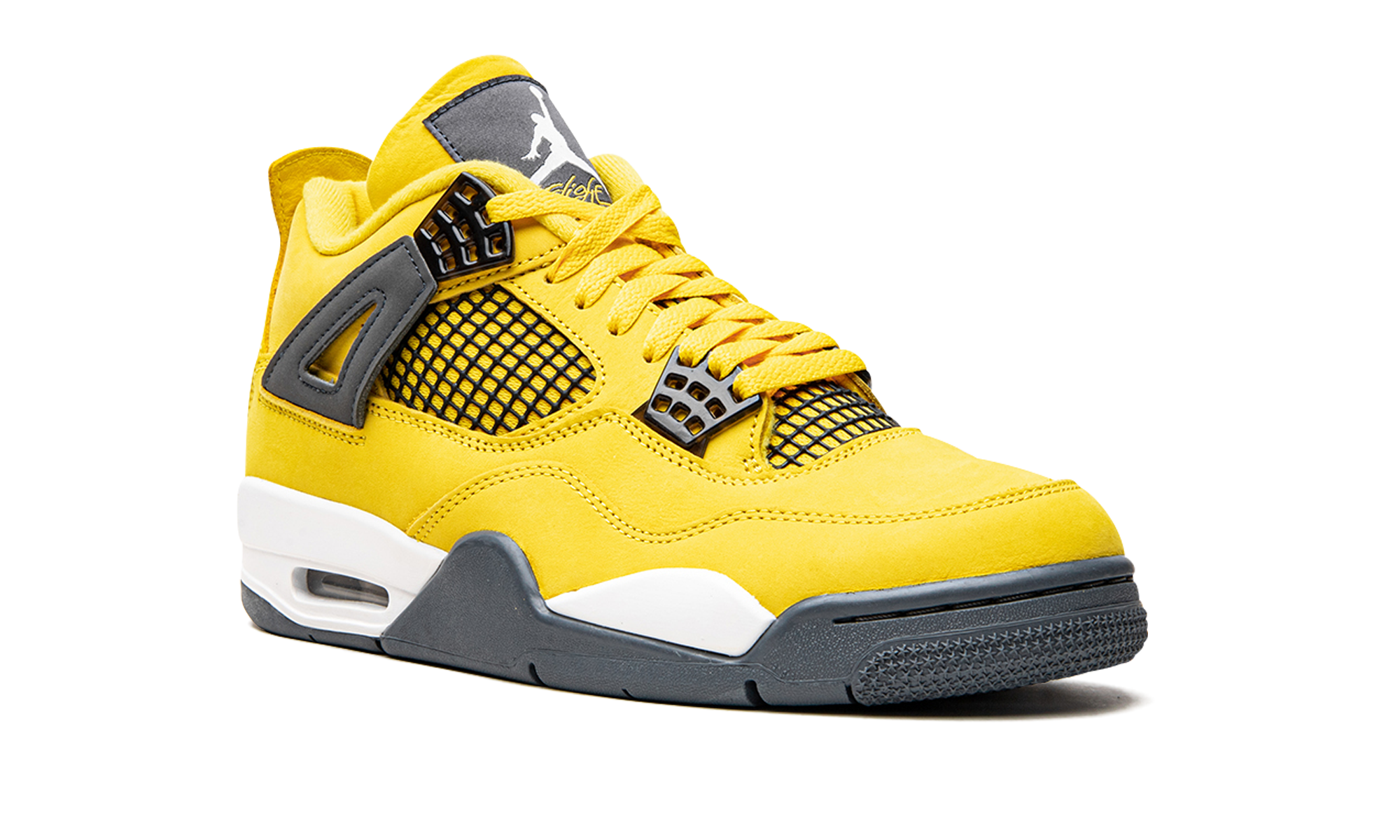 Air Jordan 4 Retro Round Yellow (Lightning)