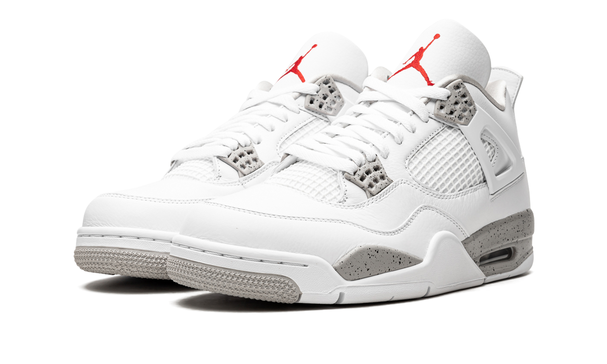Air Jordan 4 Tech White (White Oreo)