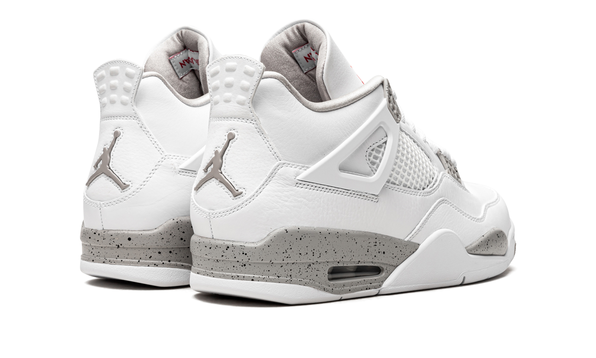 Air Jordan 4 Tech White (White Oreo)