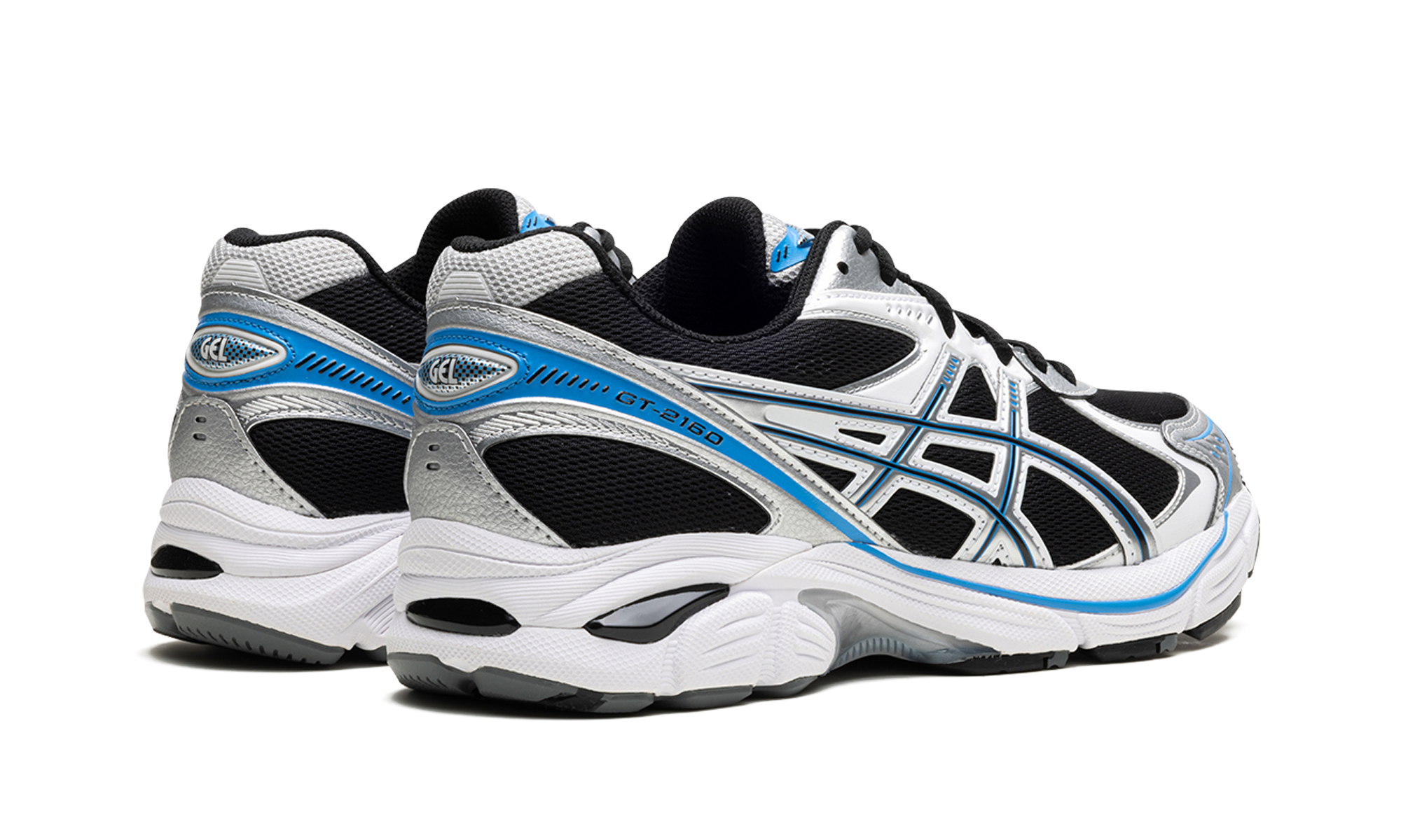 ASICS GT-2160 Black Pure Silver Bright Blue 8