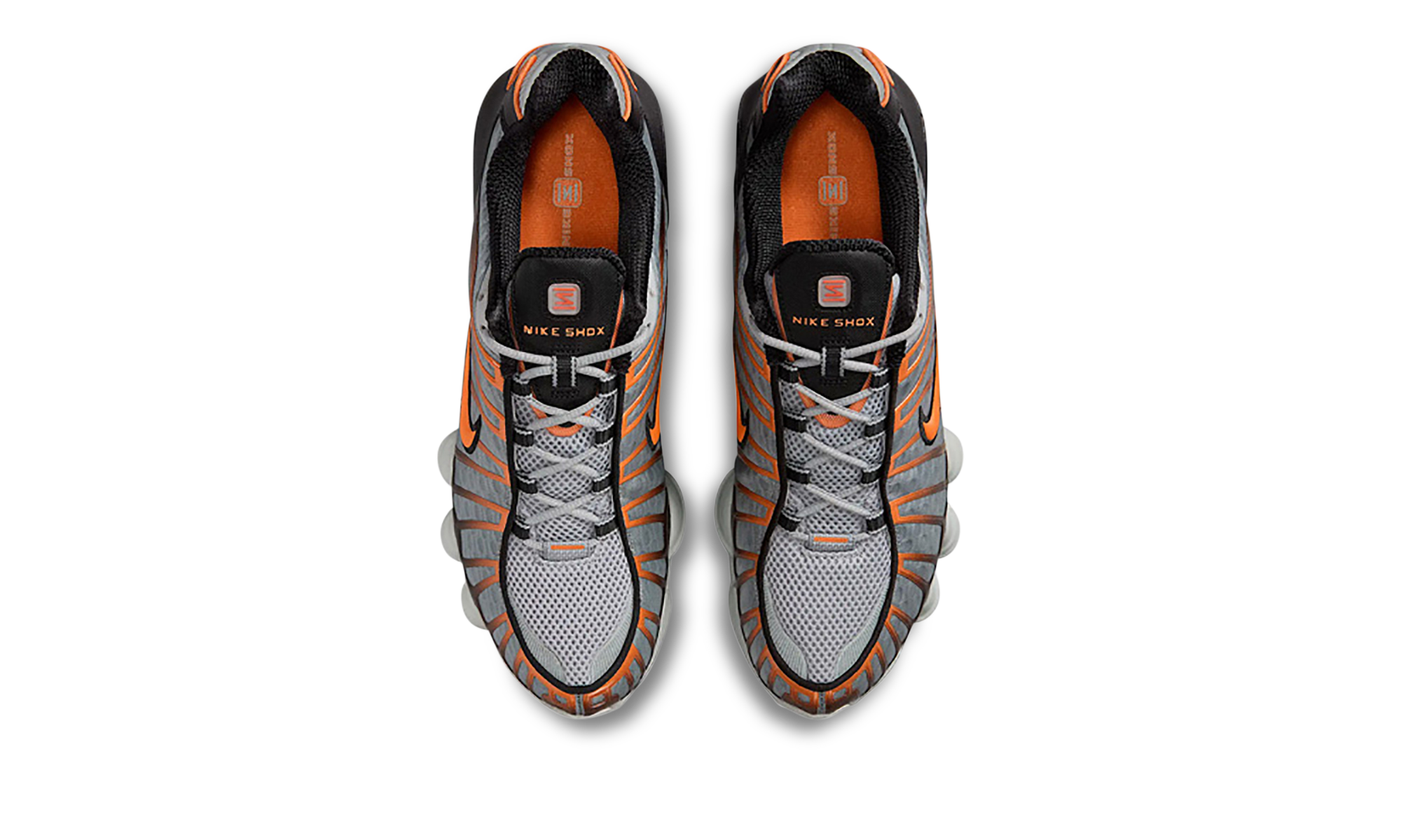 Nike Shox TL Light Smoke Grey Black Bright Mandarin