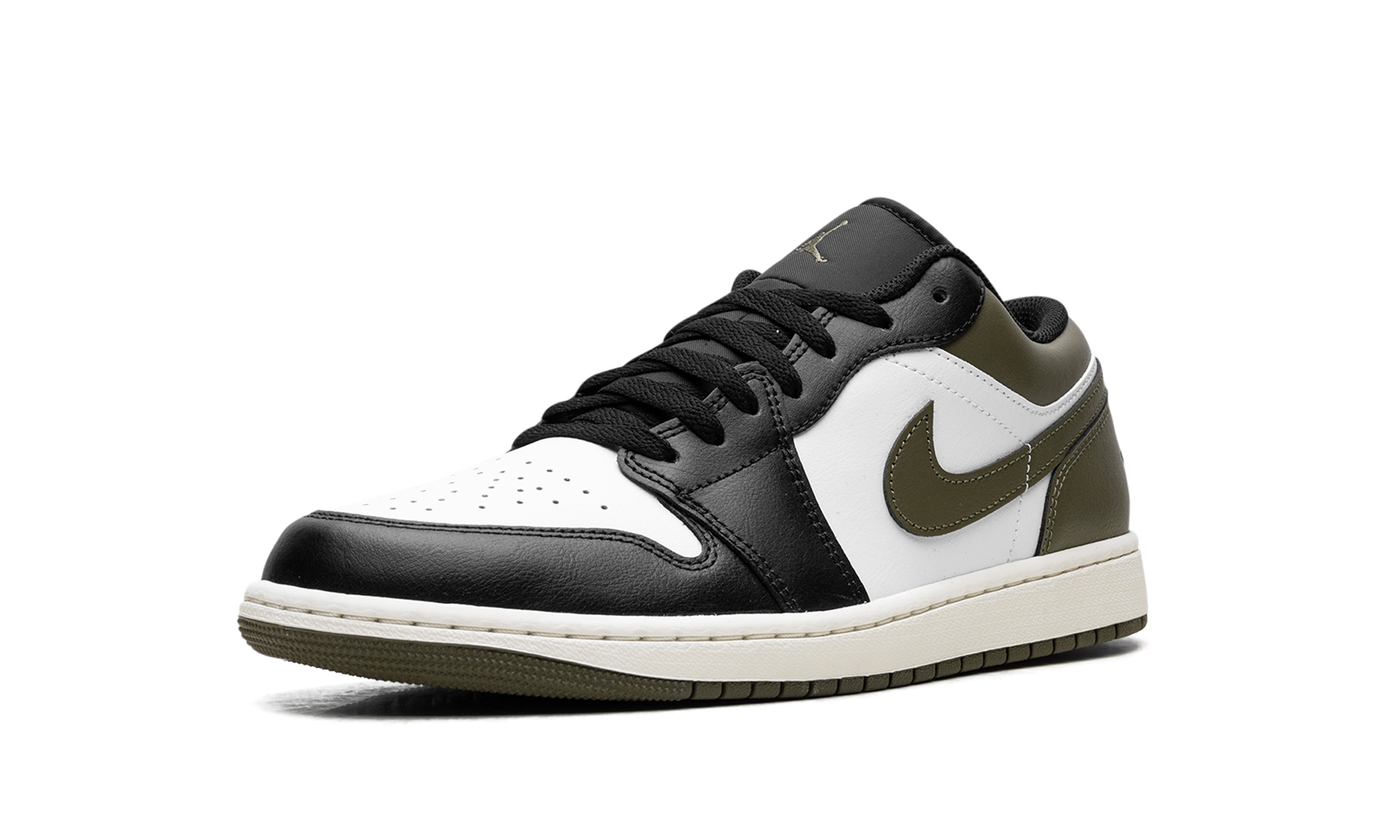 Jordan 1 Low Black Toe Medium Olive 5