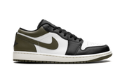 Jordan 1 Low Black Toe Medium Olive 7