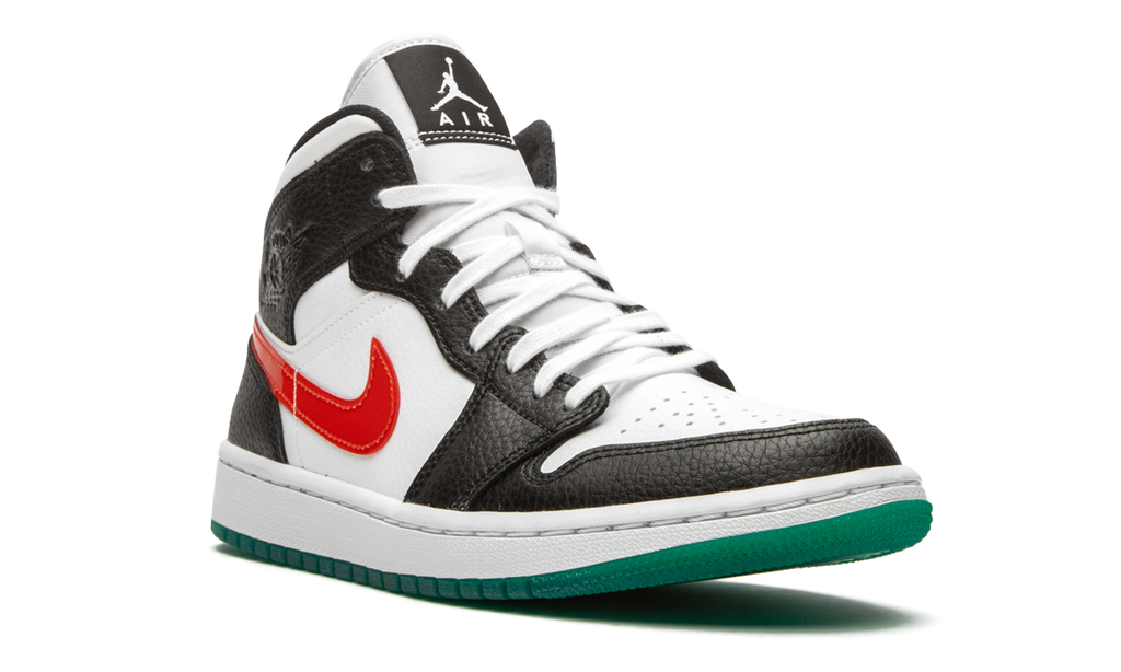 Jordan 1 Mid Alternate Swooshes Red Yellow (W) 8