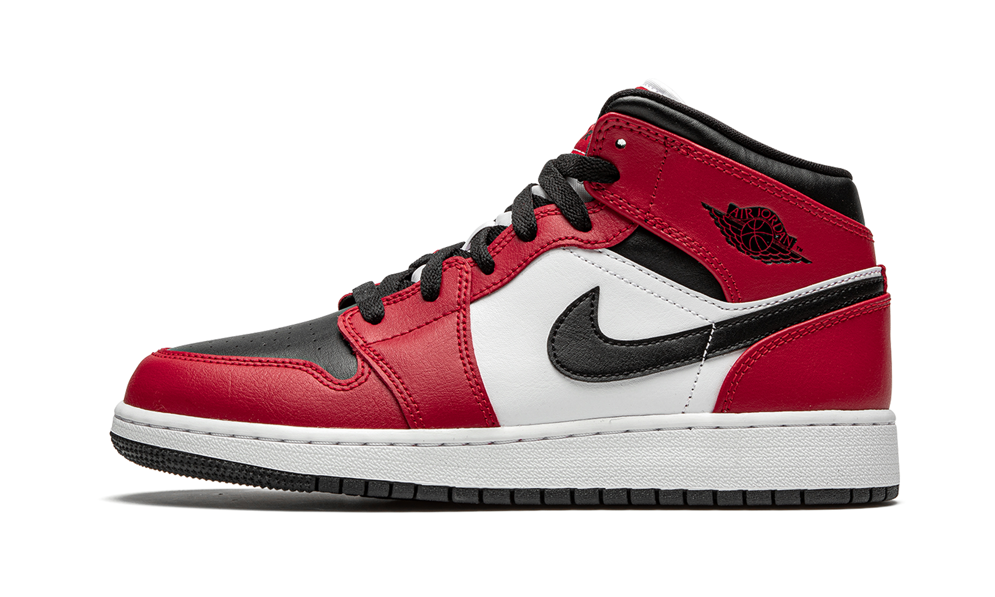 Jordan 1 Mid Chicago Black Toe (GS) 2