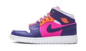 Jordan 1 Mid Fire Pink Barely Grape (GS) 2