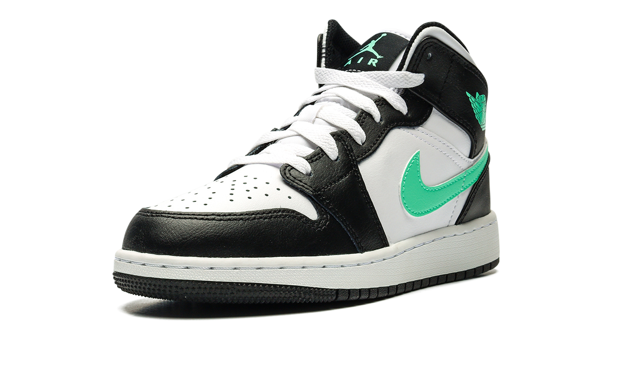 Jordan 1 Mid Green Glow (GS) 5