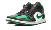Jordan 1 Mid Green Toe 3