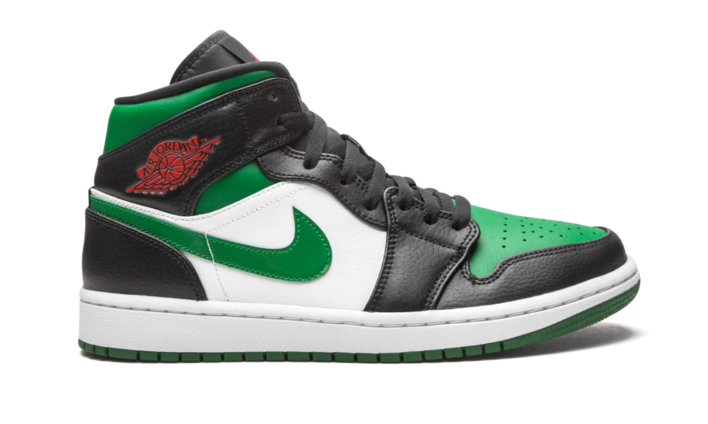 Jordan 1 Mid Green Toe 7