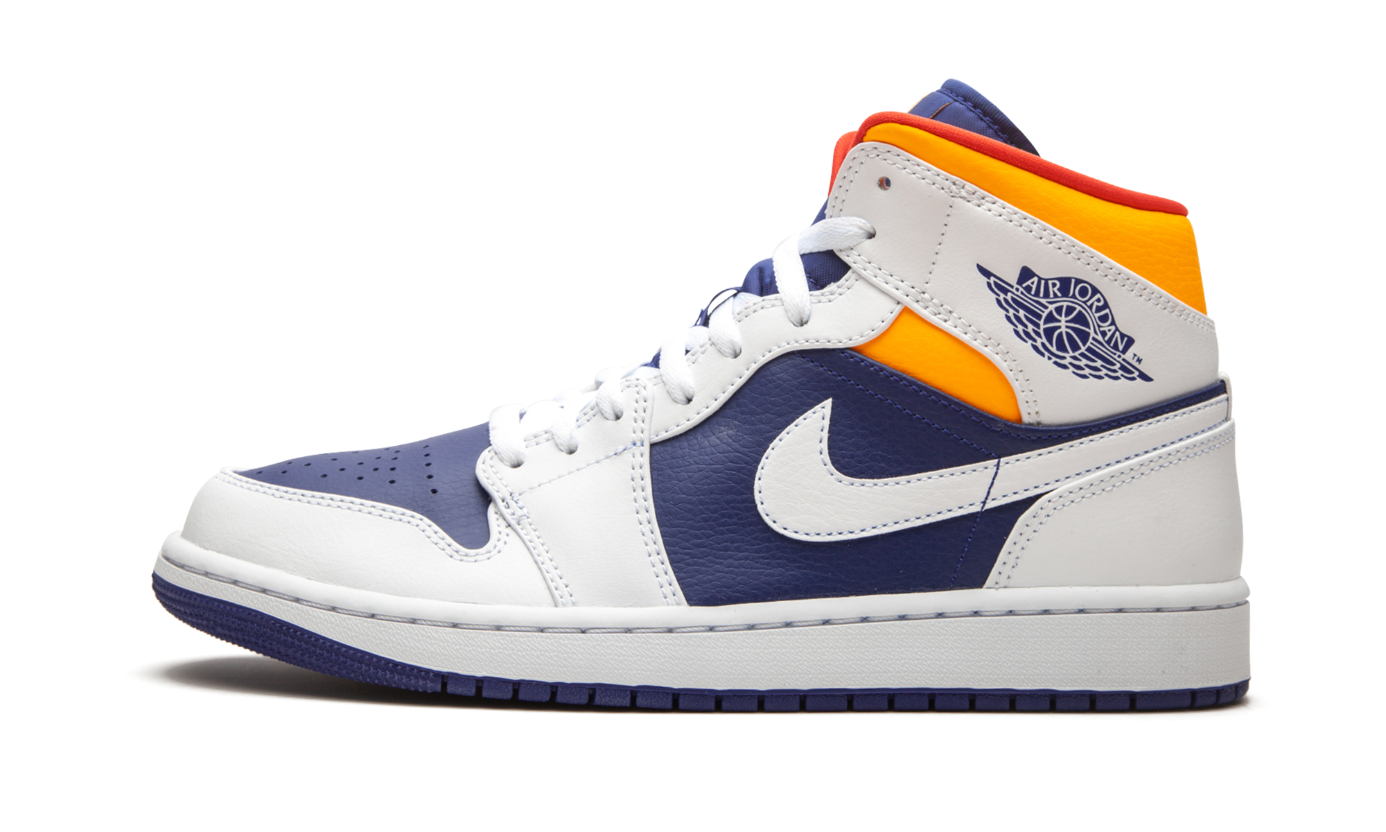 Jordan 1 Mid Royal Blue Laser Orange 2