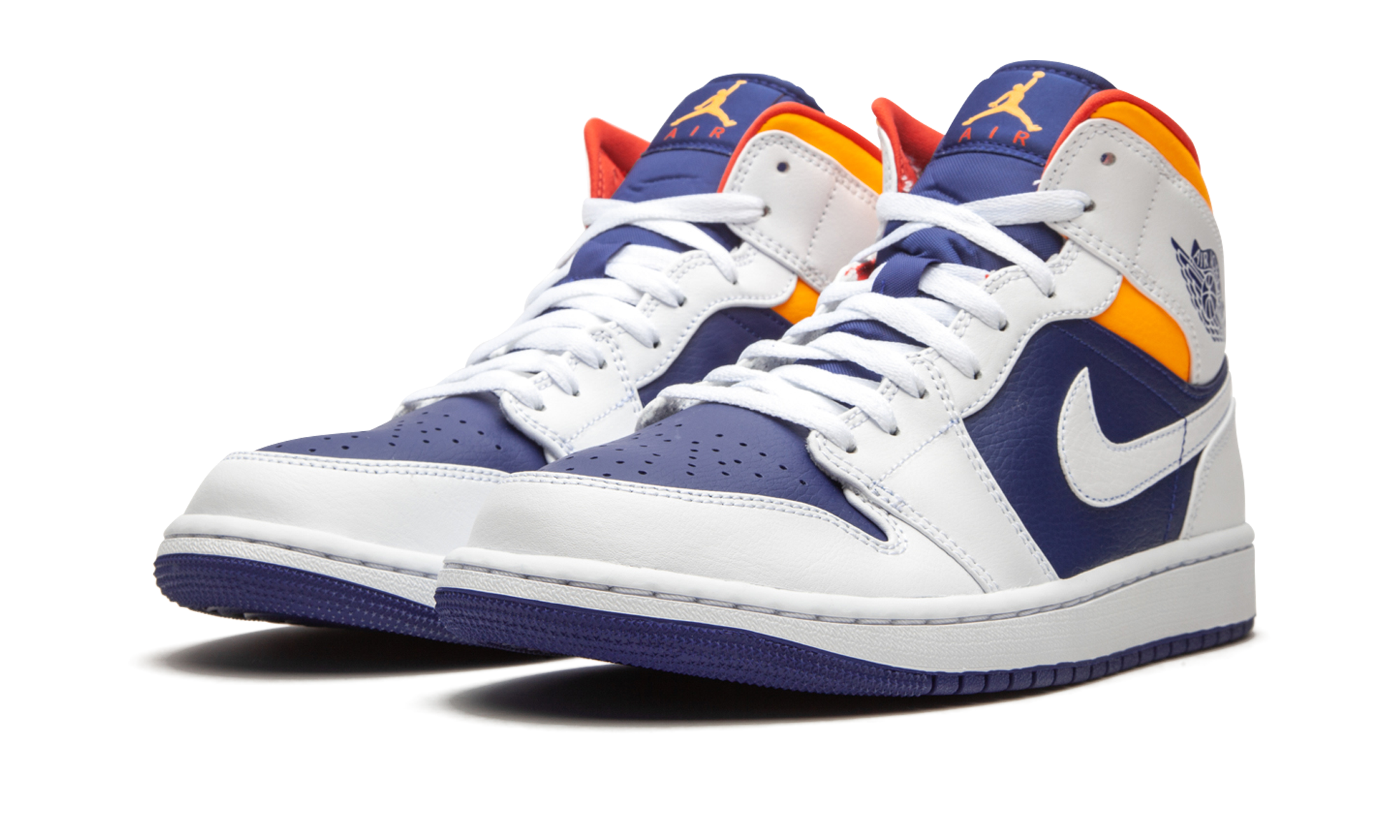 Jordan 1 Mid Royal Blue Laser Orange 3