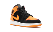 Jordan 1 Mid SE Black Vivid Orange (GS) 2