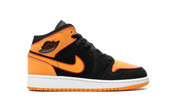 Jordan 1 Mid SE Black Vivid Orange (GS) 7