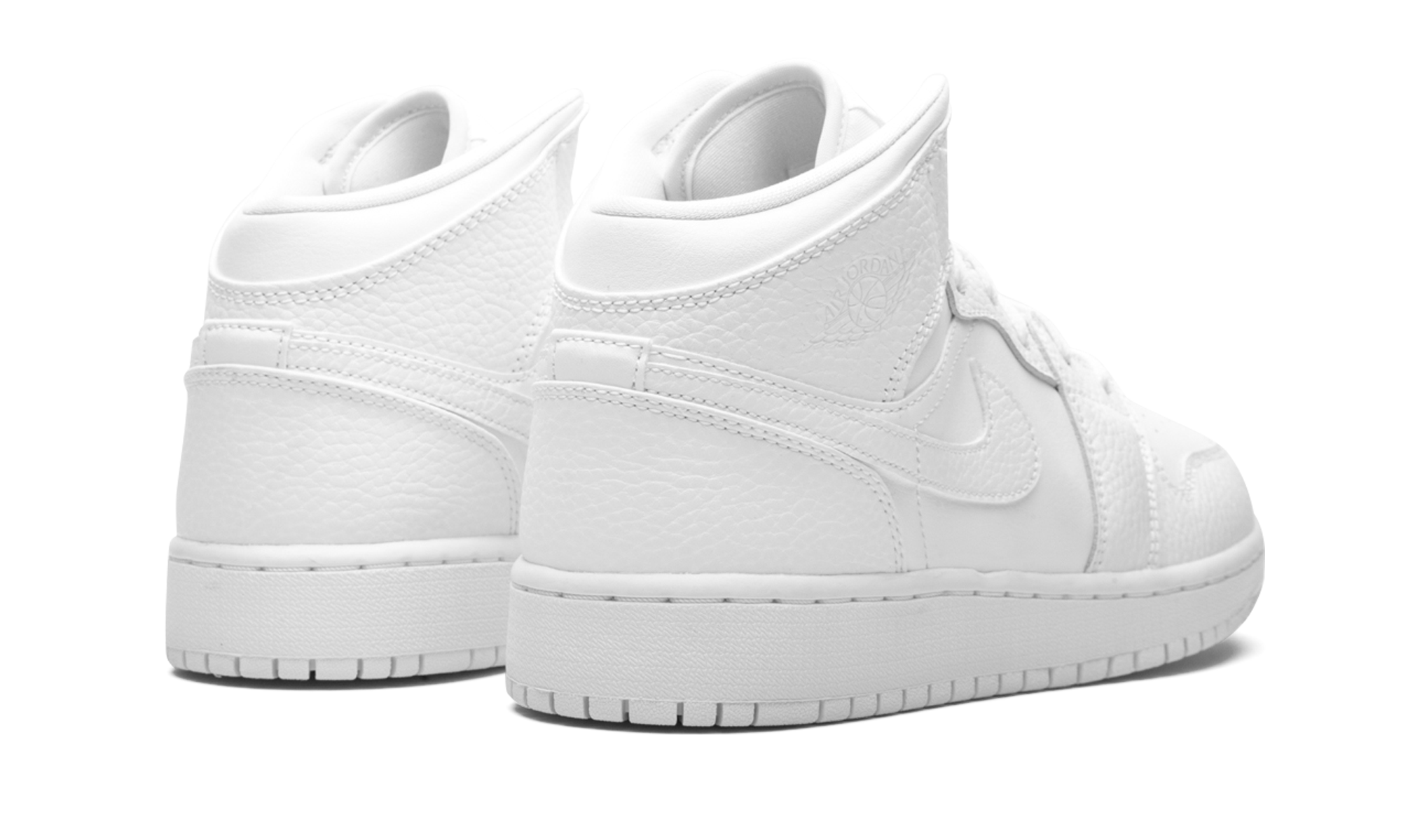 Jordan 1 Mid Triple White (GS) 4