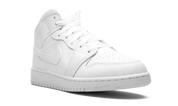 Jordan 1 Mid Triple White (GS) 8