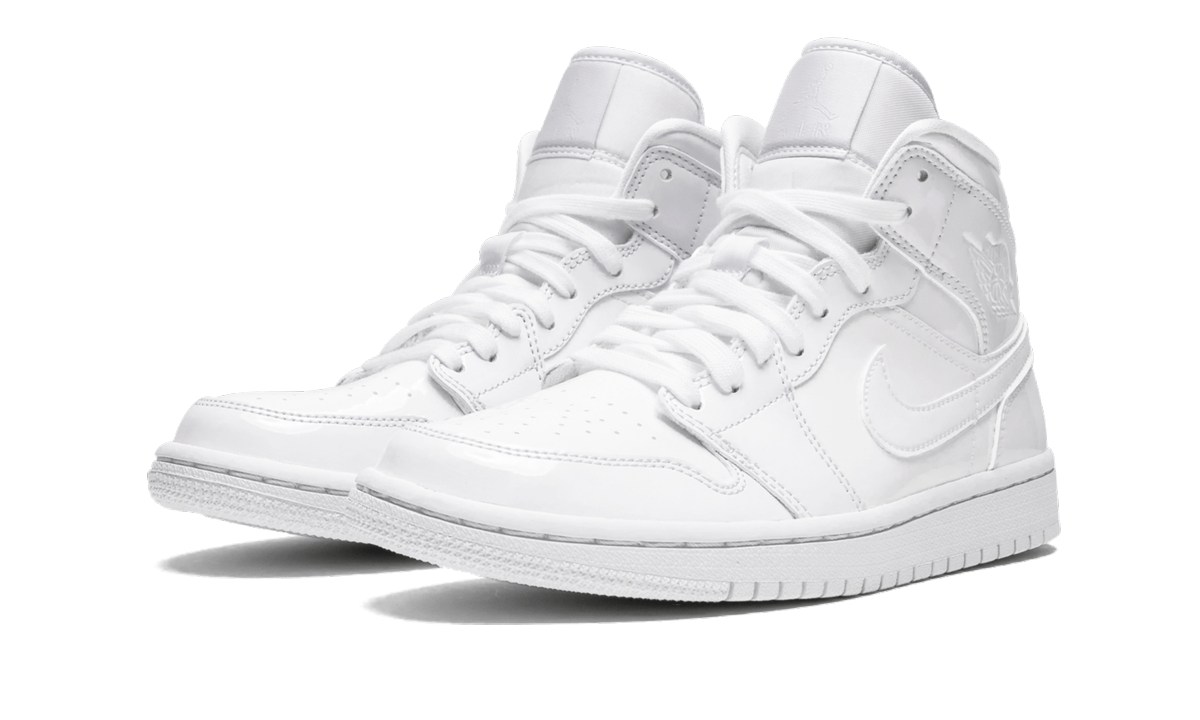 Jordan 1 Mid Triple White (W) 3