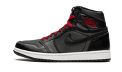 Jordan 1 Retro High Black Satin Gym Red 1