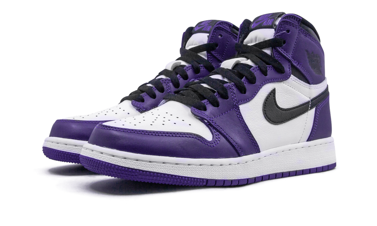 Jordan 1 Retro High Court Purple White (GS) 3