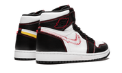 Jordan 1 Retro High Defiant White Black Gym Red 4