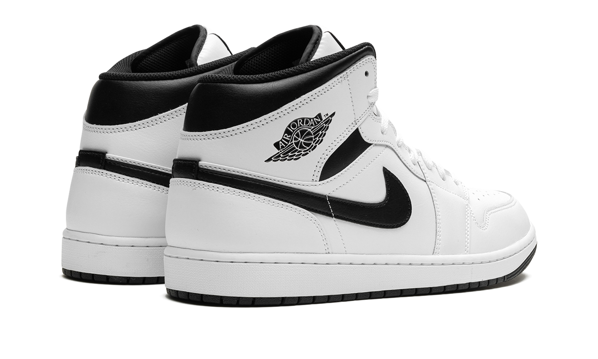 Air Jordan 1 Mid White Black