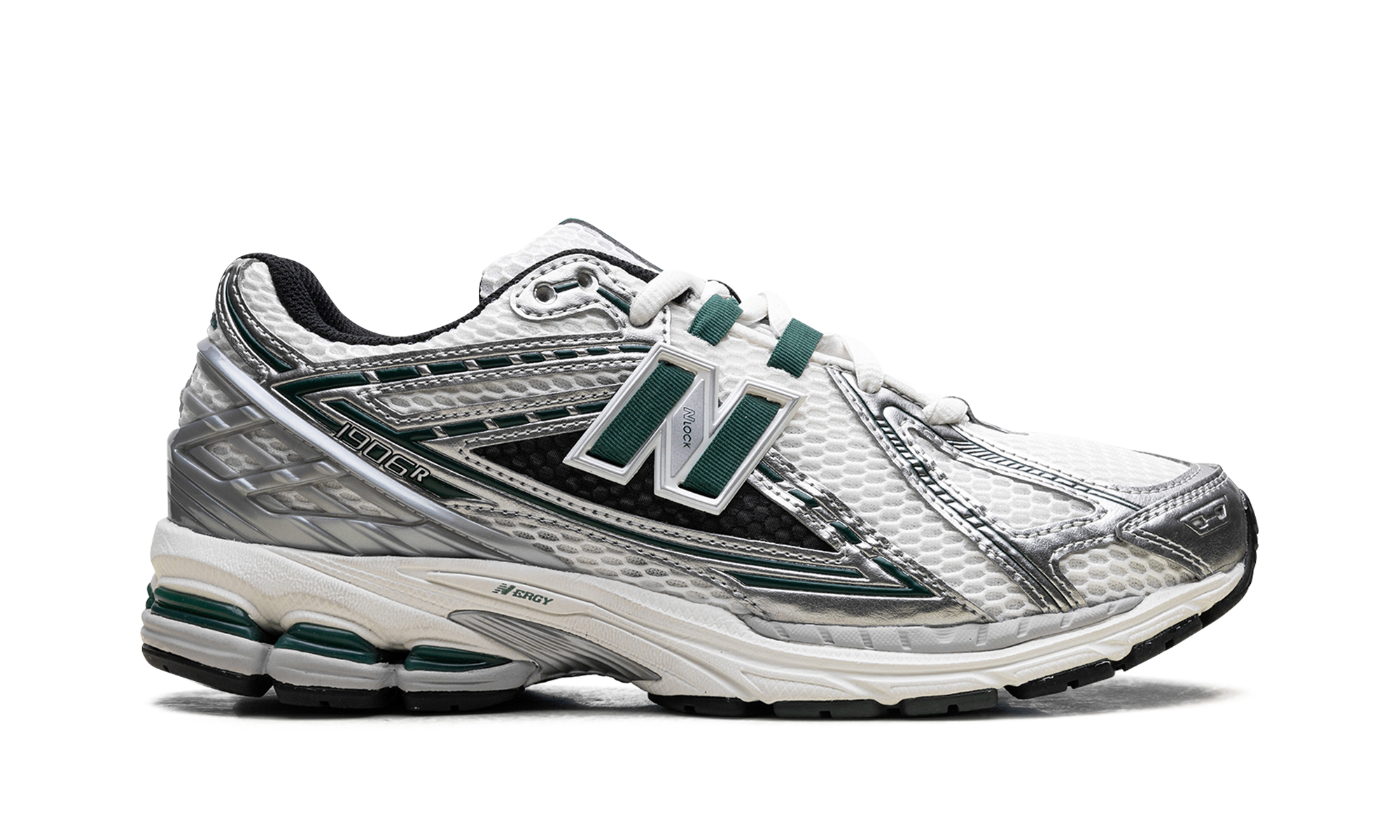 New Balance 1906r Metallic Silver Nightwatch Green 10